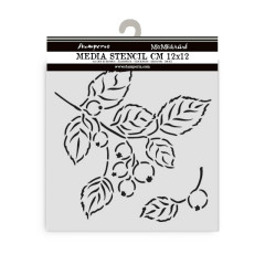 Stamperia Thick Stencil - Whispering Woods - Berries