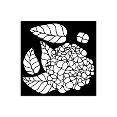 Stamperia Thick Stencil - Quiet Days - Hydrangea