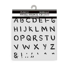 Stamperia Thick Stencil - Baby - Alphabet
