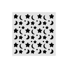 Stamperia Thick Stencil - Baby - Star and Moon