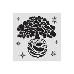 Stamperia Thick Stencil - A New Beginning - The World Tree