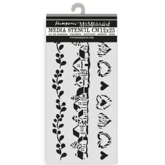 Stamperia - Thick Stencil Assortment - The Owl's House