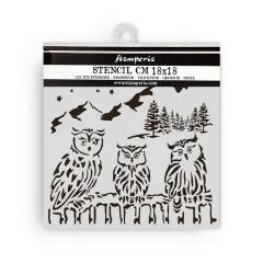 Stamperia - Thick Stencil Assortment - The Owl's House