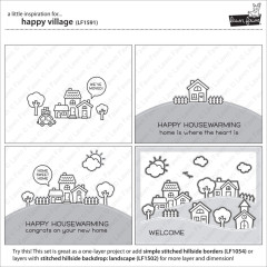 Clear Stamps - Happy Village