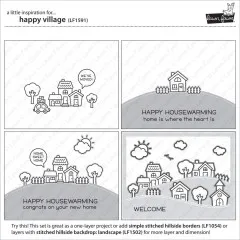 Clear Stamps - Happy Village