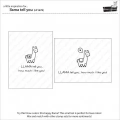 Clear Stamps - Llama Tell You