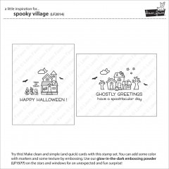 Clear Stamps - Spooky Village