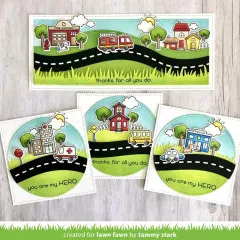 Lawn Fawn Clear Stamps - Village Heroes