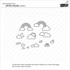 Lawn Fawn Clear Stamps - All the Clouds