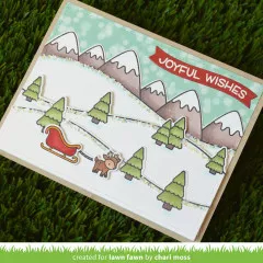 Lawn Fawn Clear Stamps - Over The Mountain Borders