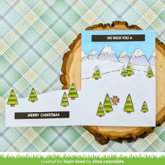 Lawn Fawn Clear Stamps - Over The Mountain Borders