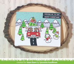 Clear Stamps - Car Critters Christmas Add-On