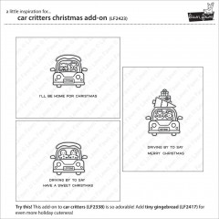 Clear Stamps - Car Critters Christmas Add-On