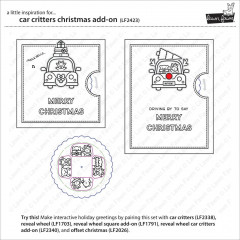 Clear Stamps - Car Critters Christmas Add-On