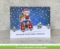 Clear Stamps - Car Critters Christmas Add-On