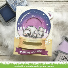 Lawn Fawn Dies - Magic Iris Snow Globe Add-On