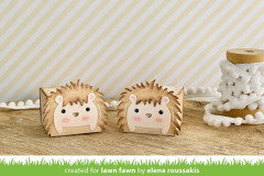 Lawn Fawn Dies - Tiny Gift Box Hedgehog Add-On