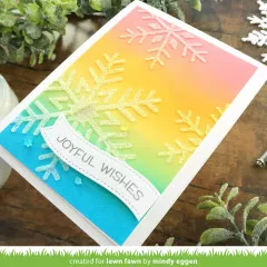 Lawn Fawn 6x6 Stencil - Snowflake Trio