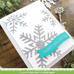 Lawn Fawn 6x6 Stencil - Snowflake Trio