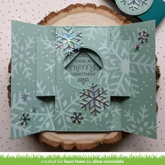 Lawn Fawn 6x6 Stencil - Snowflake Trio