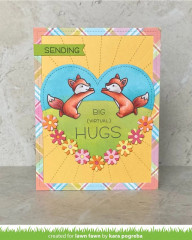 Lawn Fawn Clear Stamps - Butterfly Kisses Flip-Flop