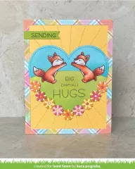 Lawn Fawn Clear Stamps - Butterfly Kisses Flip-Flop