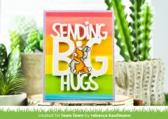 Lawn Fawn Clear Stamps - Happy Hugs