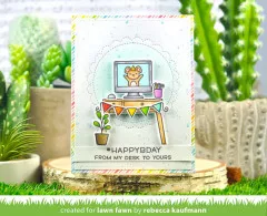 Lawn Fawn Clear Stamps - Virtual Friends Add-On