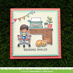 Lawn Fawn Clear Stamps - Virtual Friends Add-On