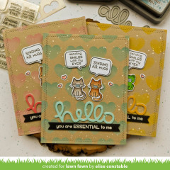 Lawn Fawn Clear Stamps - Say What Masked Critters