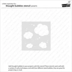 Lawn Fawn Stencil - Thought Bubbles