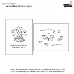 Lawn Fawn Clear Stamps - You Autumn Know