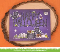 Lawn Cuts Custom Craft Dies - Purrfectly Wicked