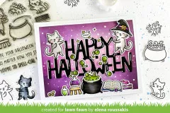 Clear Stamps - Purrfectly Wicked Add-On