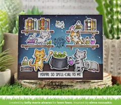 Clear Stamps - Purrfectly Wicked Add-On