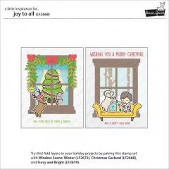 Lawn Fawn Clear Stamps - Joy To All