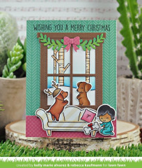 Lawn Fawn Clear Stamps - Window Scene Winter