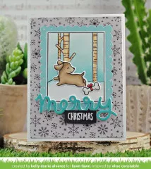 Lawn Fawn Clear Stamps - Window Scene Winter