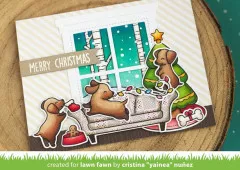 Lawn Fawn Clear Stamps - Window Scene Winter