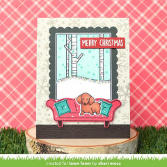 Lawn Fawn Clear Stamps - Window Scene Winter