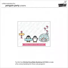 Lawn Fawn Clear Stamps - Penguin Party