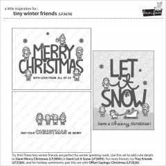 Clear Stamps - Tiny Winter Friends