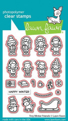 Lawn Cuts Custom Craft Dies - Tiny Winter Friends