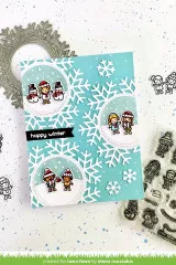 Lawn Cuts Custom Craft Dies - Tiny Winter Friends