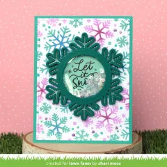 Lawn Cuts Custom Craft Dies - Stitched Snowflake