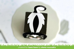 Custom Craft Die - Tiny Gift Box Skunk Add-On