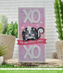 Custom Craft Die - Tiny Gift Box Skunk Add-On