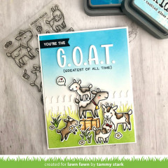 Lawn Fawn Clear Stamps - You Goat This