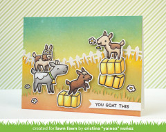 Lawn Fawn Clear Stamps - You Goat This