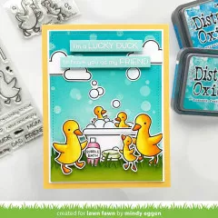 Lawn Fawn Clear Stamps - Rub-A-Dub-Dub Flip-Flop